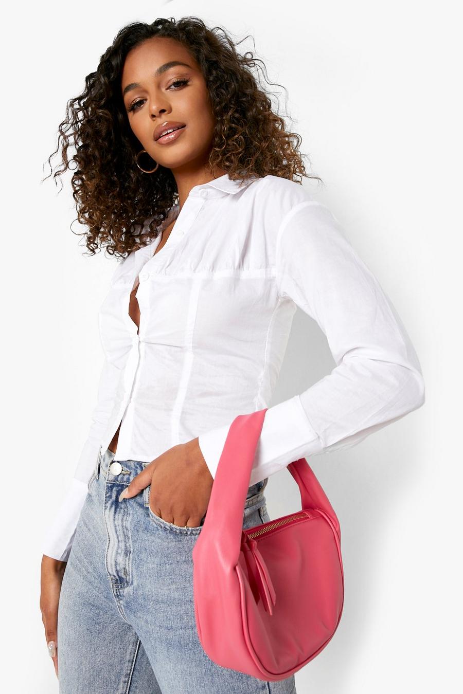 Bright pink Slouchy Shoulder Bag image number 1
