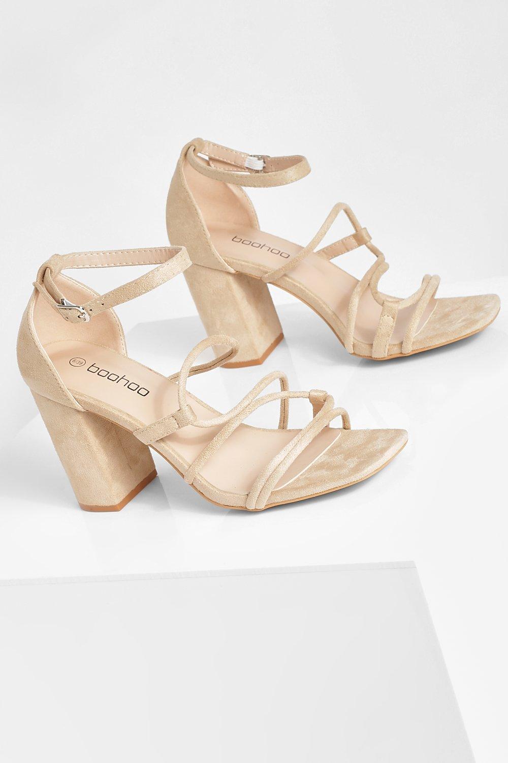 Boohoo 2024 nude shoes