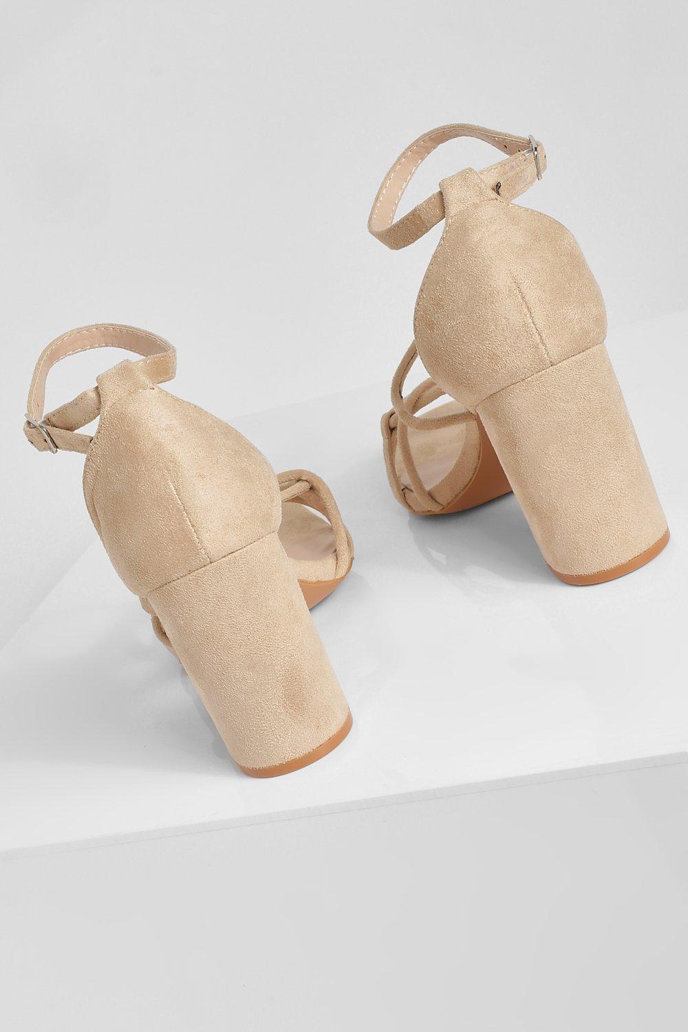 Boohoo nude hot sale sandals