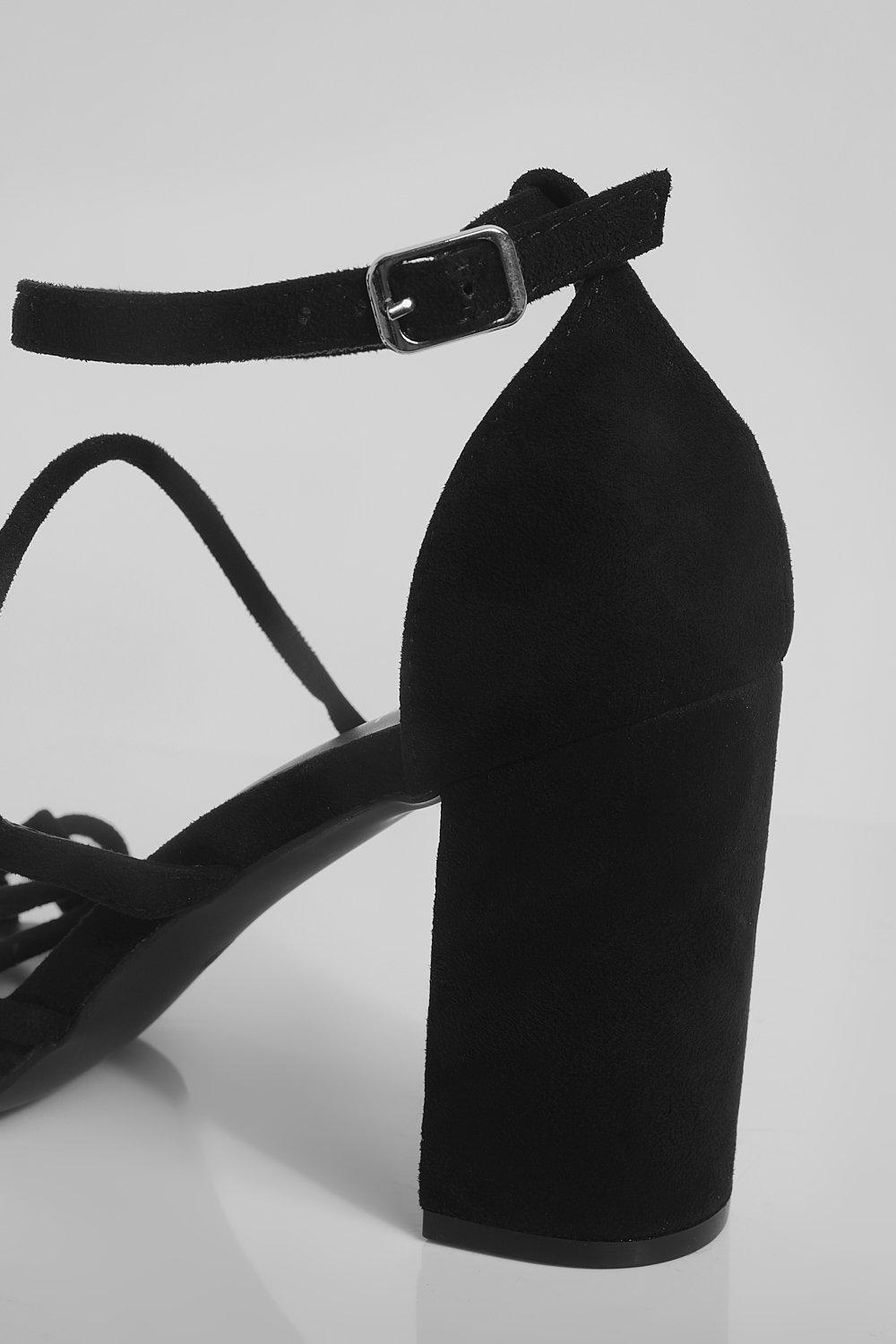 Extra-Wide Width, Strappy Heel Sandal with Studs