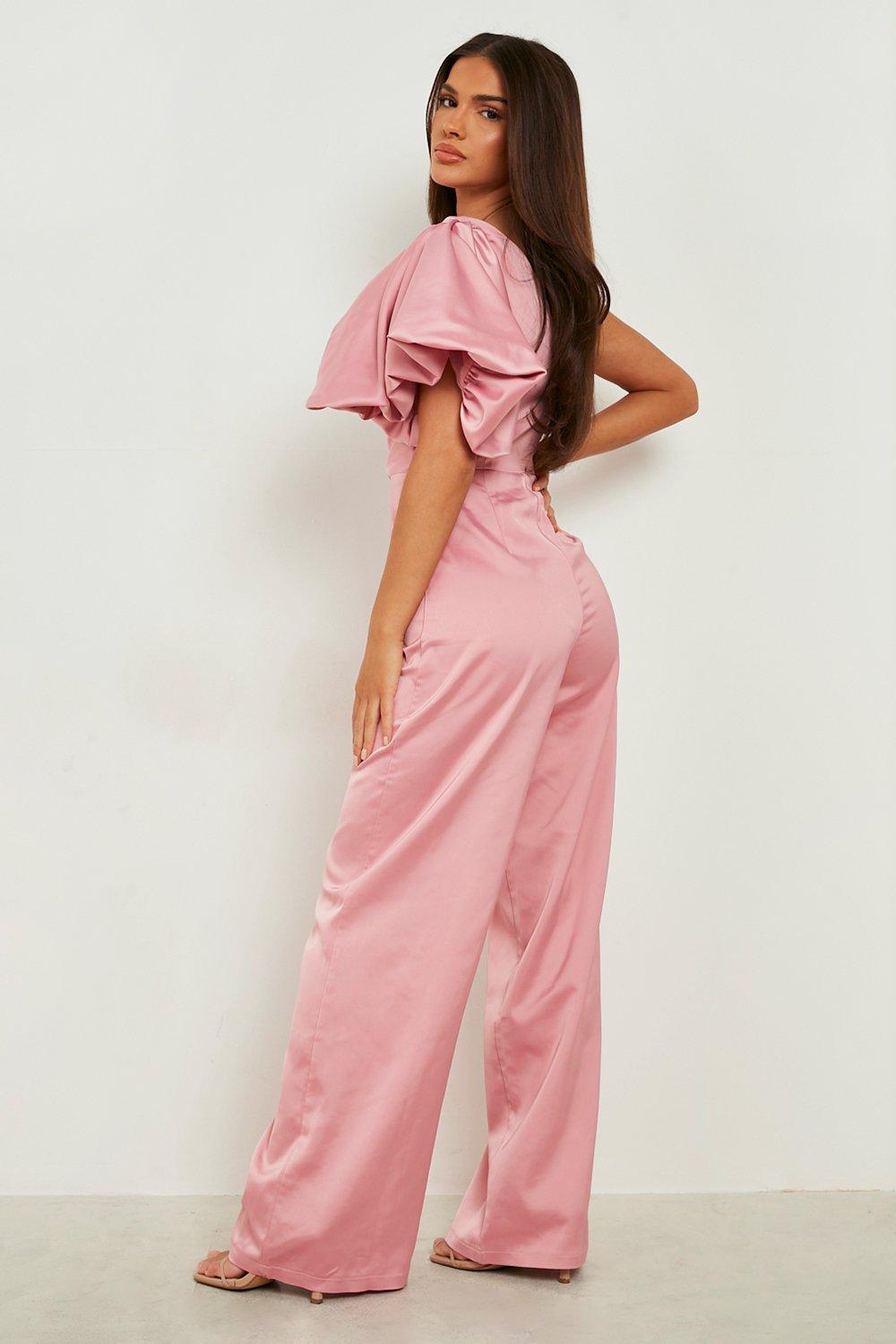 Satin Jumpsuits, Women's Silky Jumpsuits