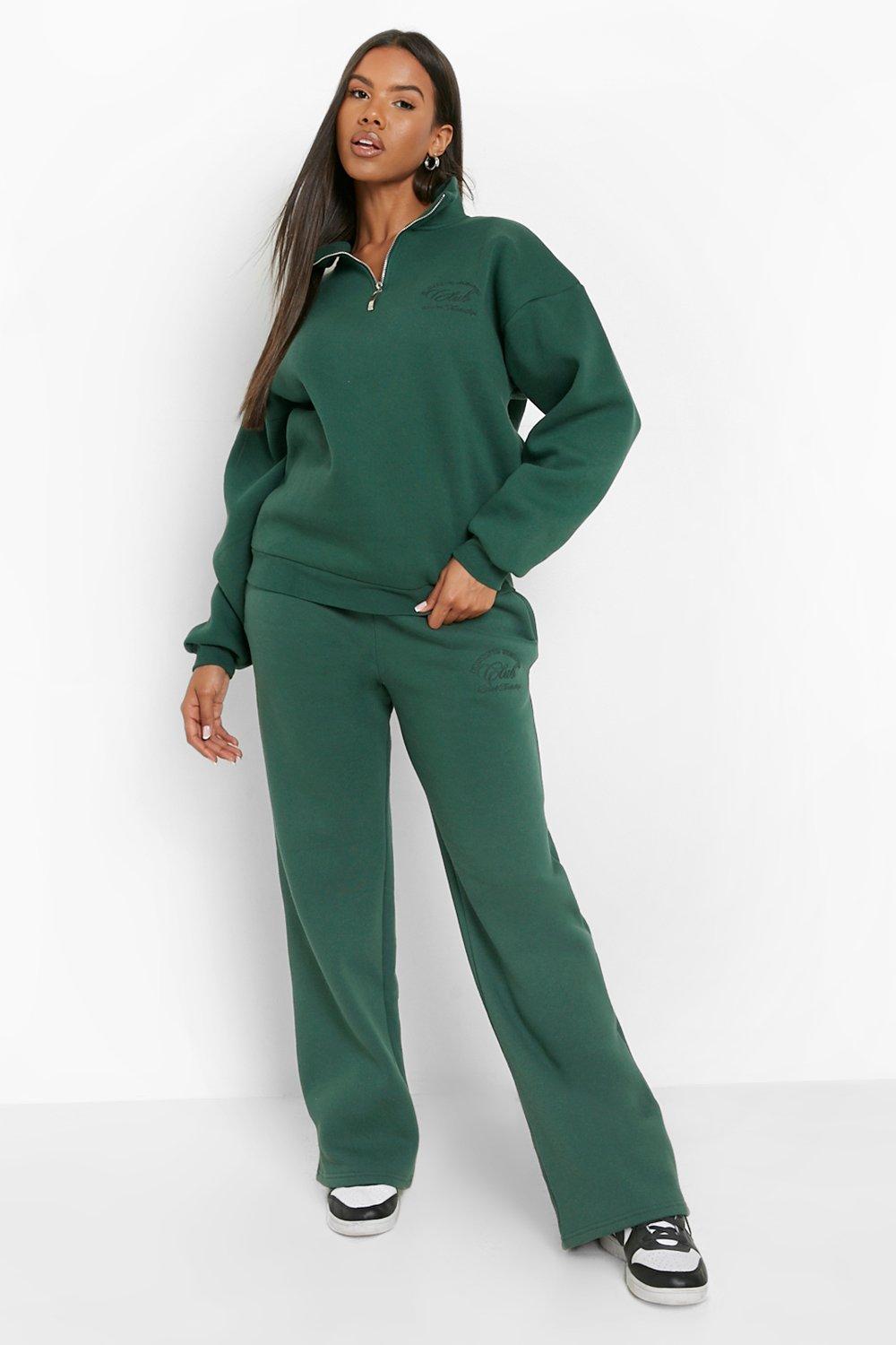 Forest green joggers womens hot sale