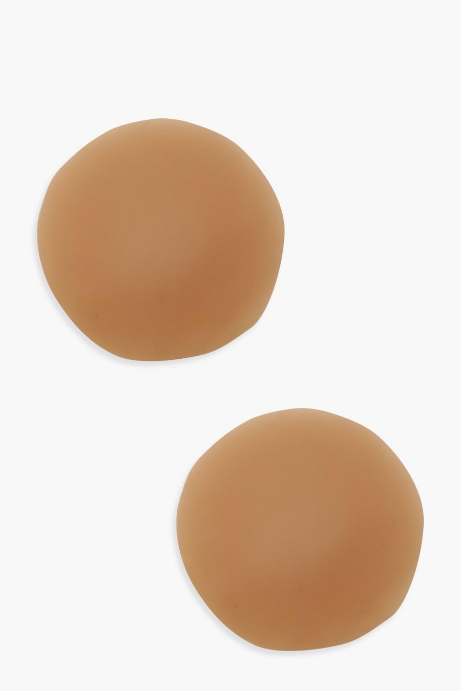 Dischetti adesivi copri-capezzoli in silicone, Light brown image number 1