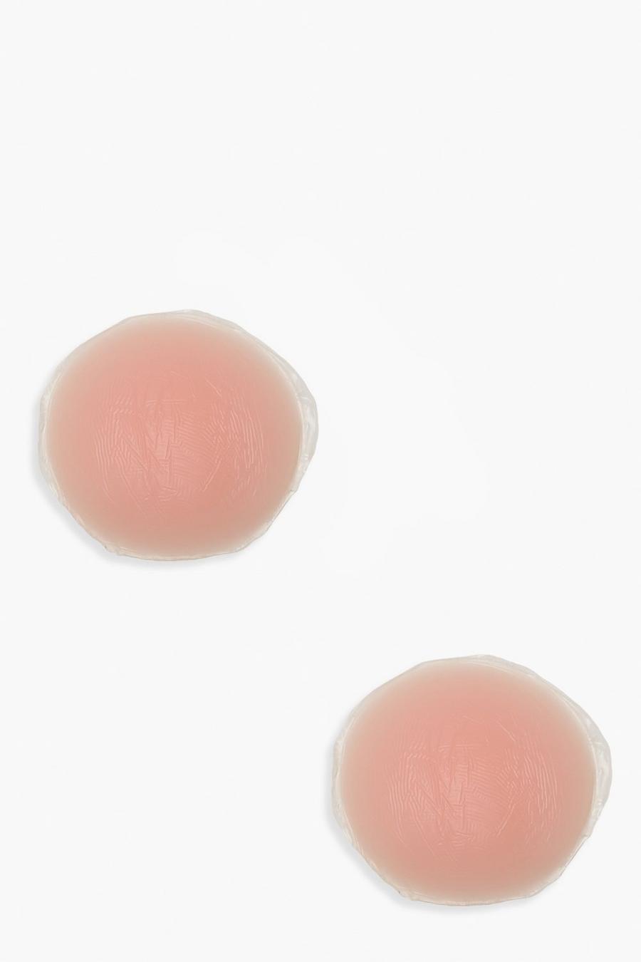 Dischetti adesivi circolari copri-capezzoli in silicone, Nude color carne
