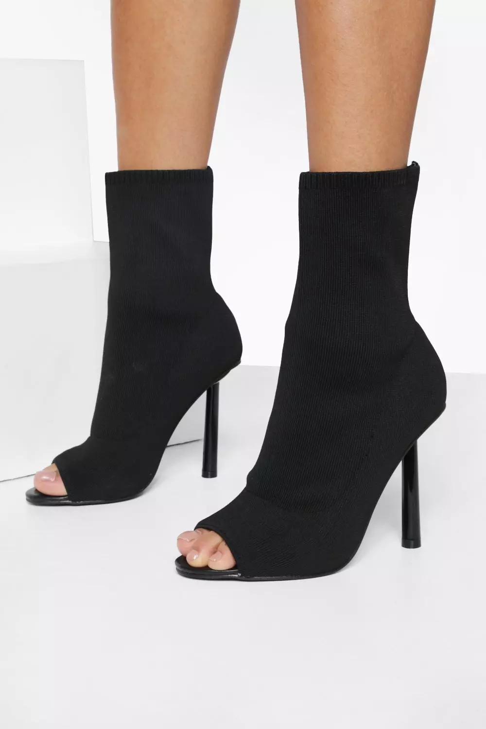 Sock heels 2025 open toe