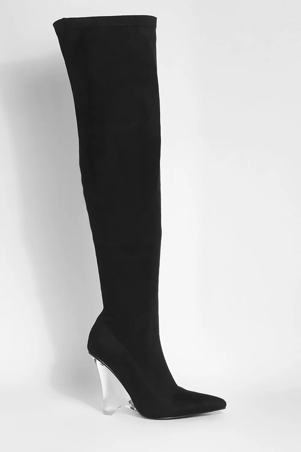 Over the hotsell knee clear boots