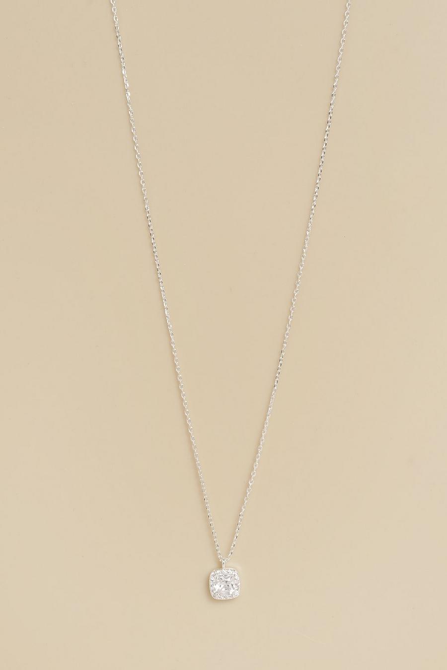 Silver Premium Plated Necklace image number 1