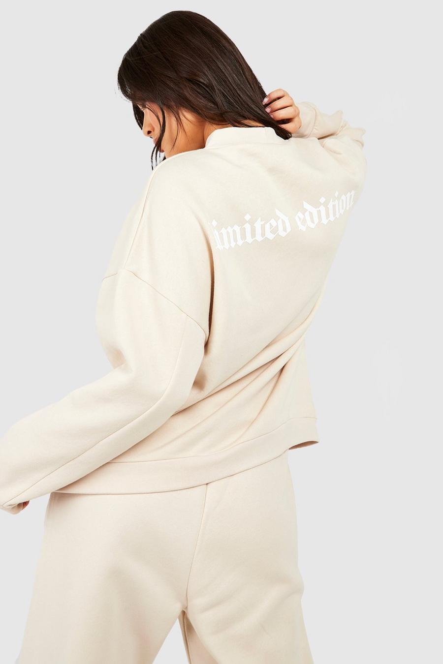 Stone beige Limited Edition Gothic Sweater Tracksuit