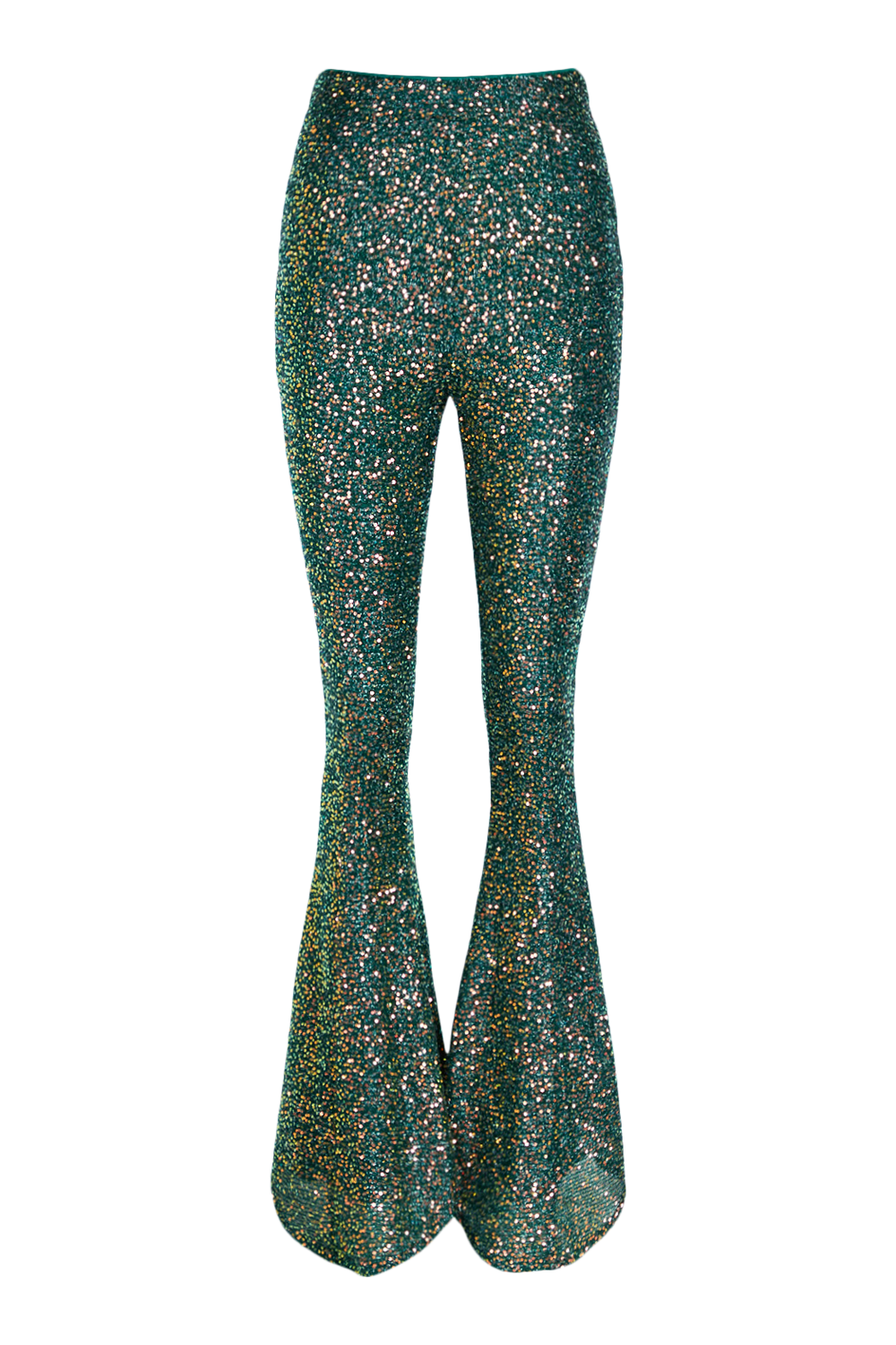 Green Sparkle High Waisted Leggings Pants