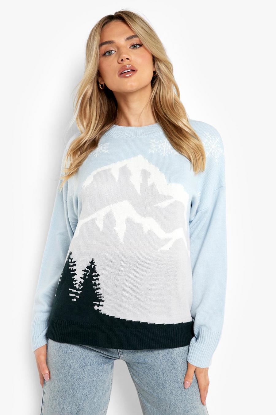 Blue Ski Sweater image number 1