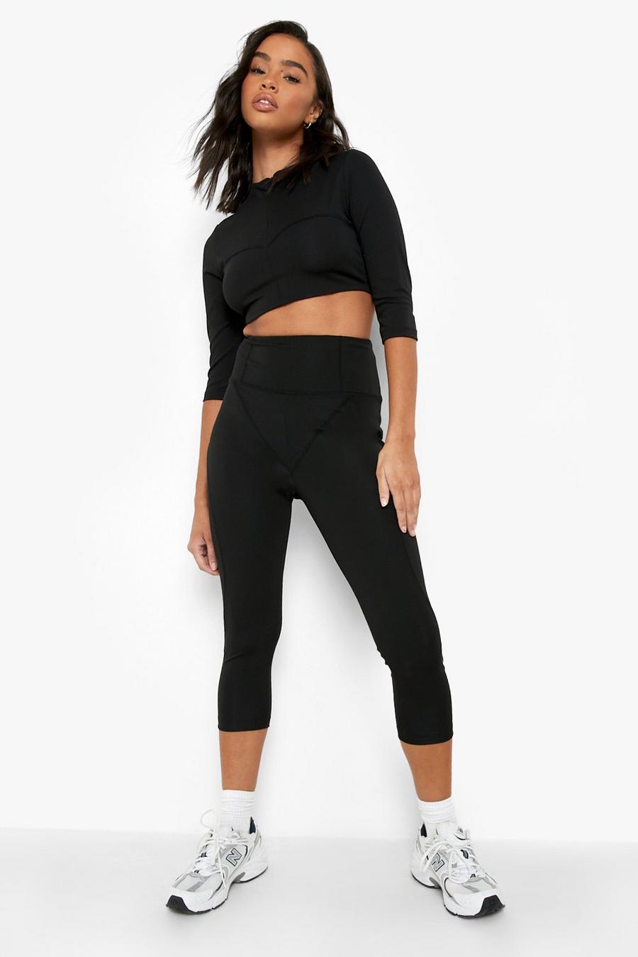 Black High Waisted Booty Boosting Active Leggings image number 1