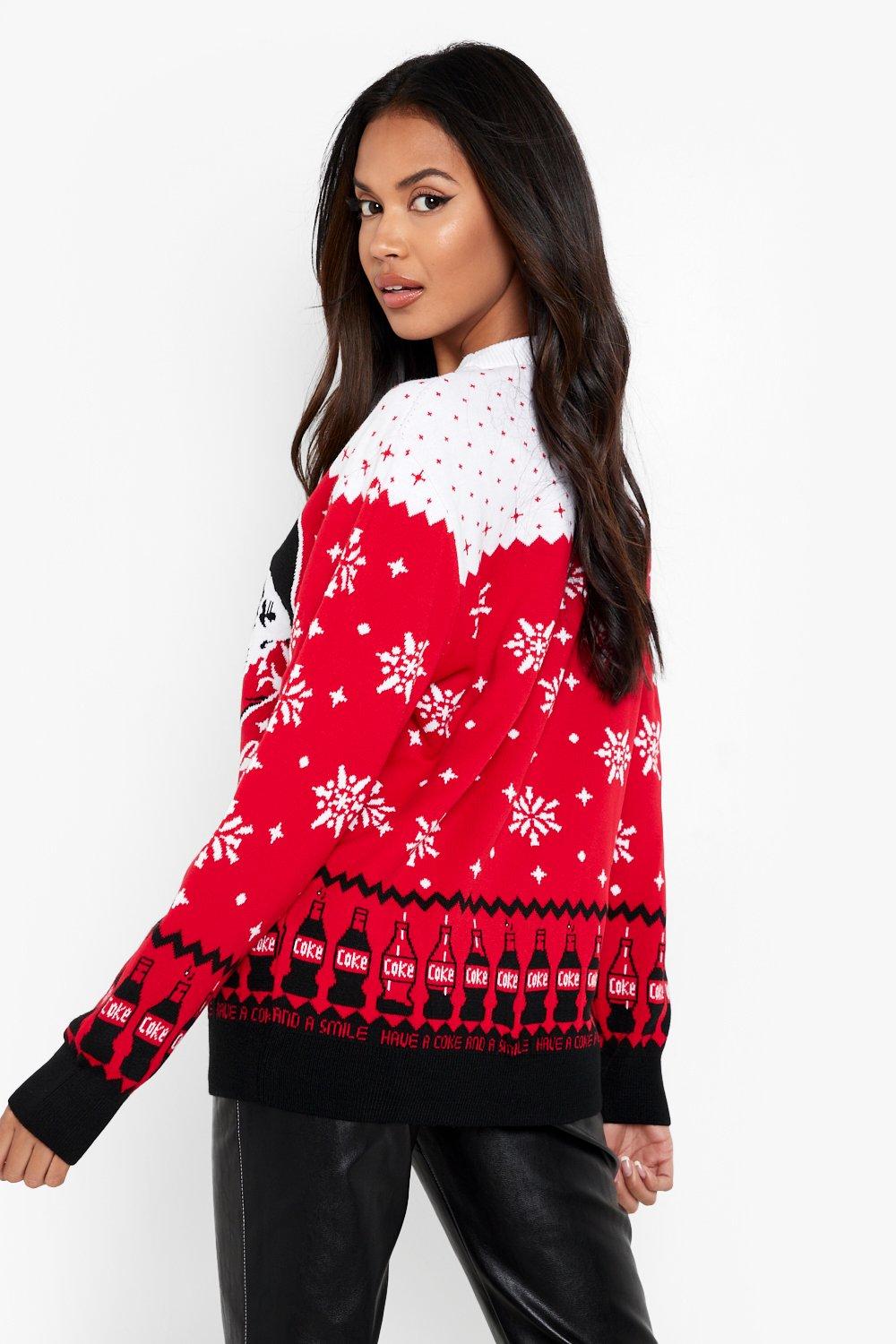 Coca cola License Christmas Jumper boohoo FI