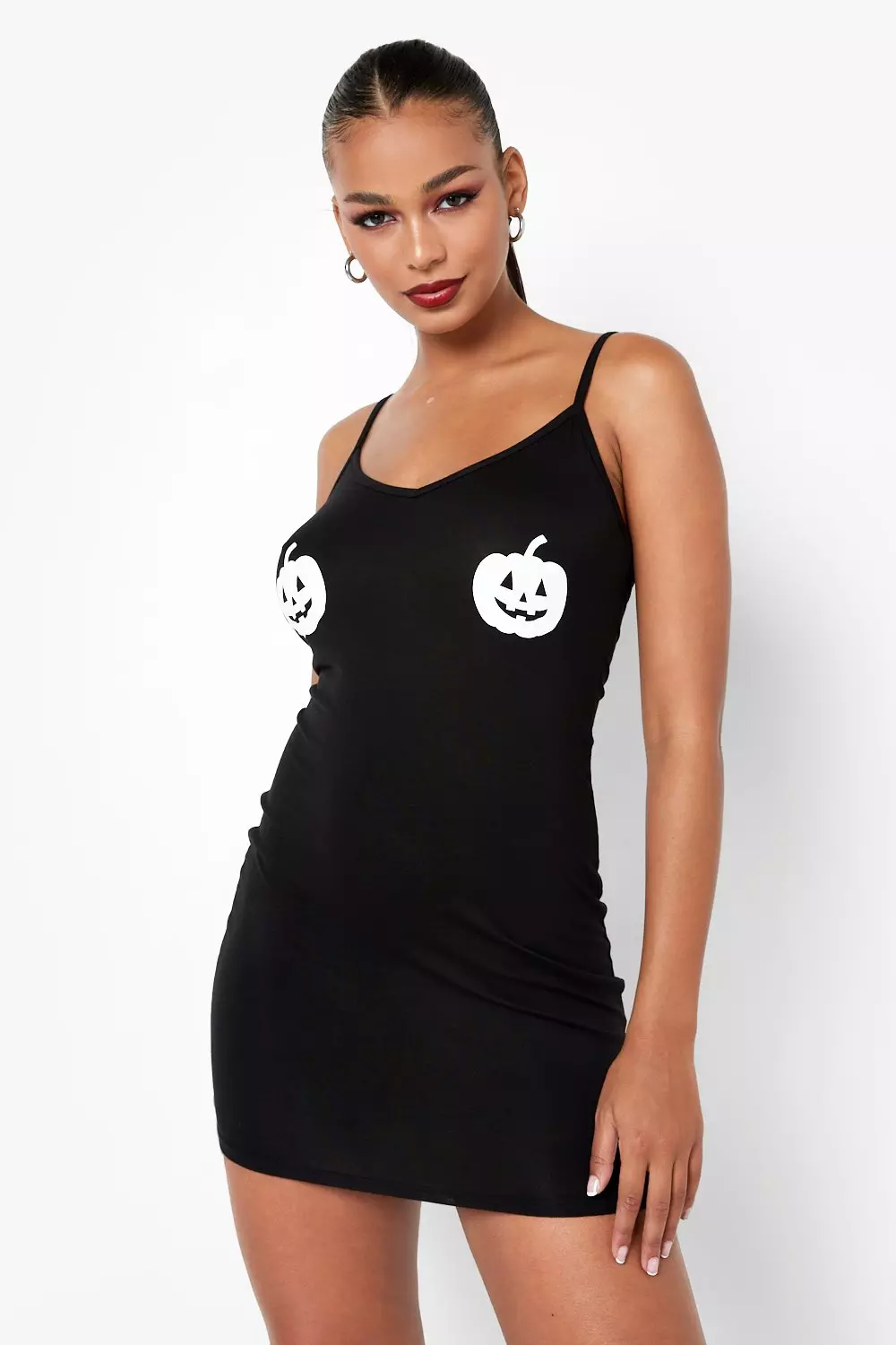 Boohoo 2024 pumpkin dress