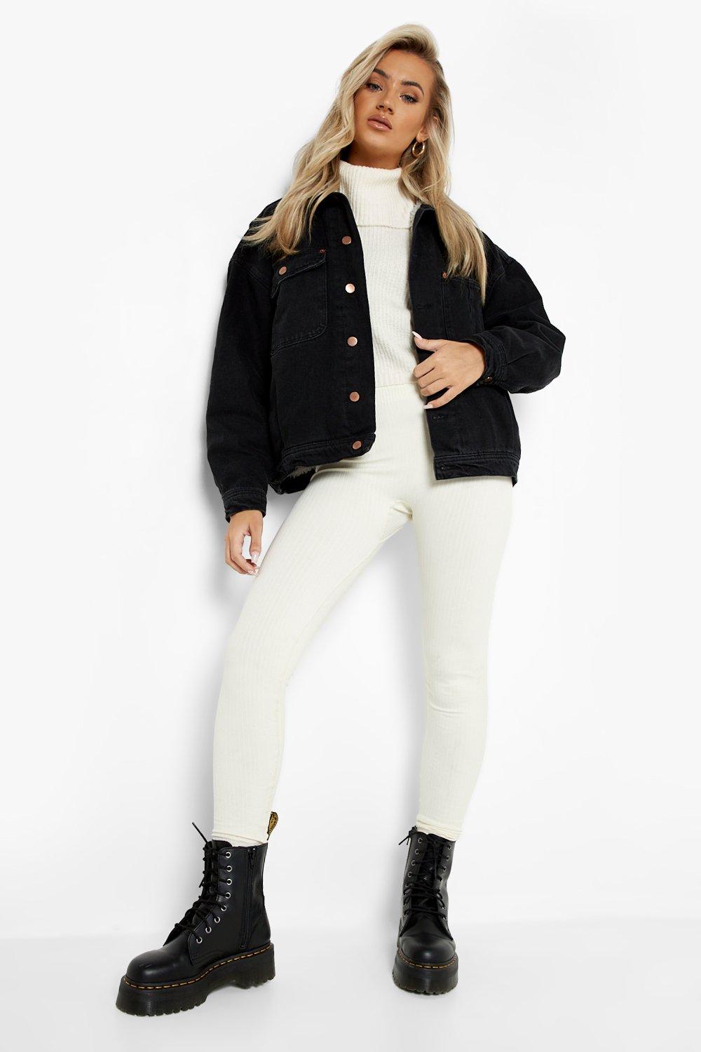 Veste jean mouton online femme