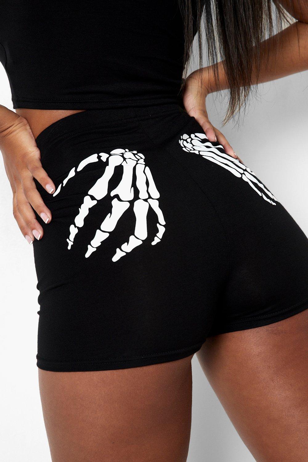 Skeleton store cycling shorts