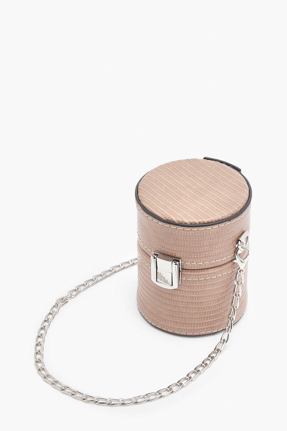 Cylinder cheap clutch bag