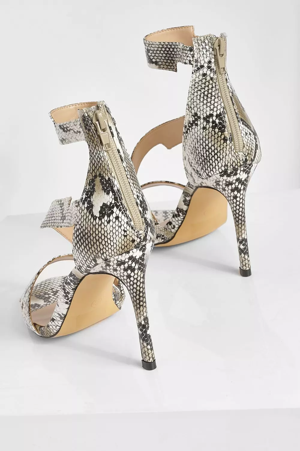 Snake print best sale barely there heels