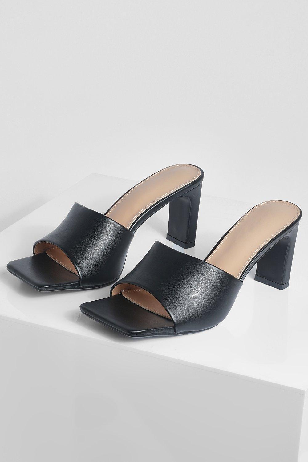 Flat Heel Mules boohoo IE