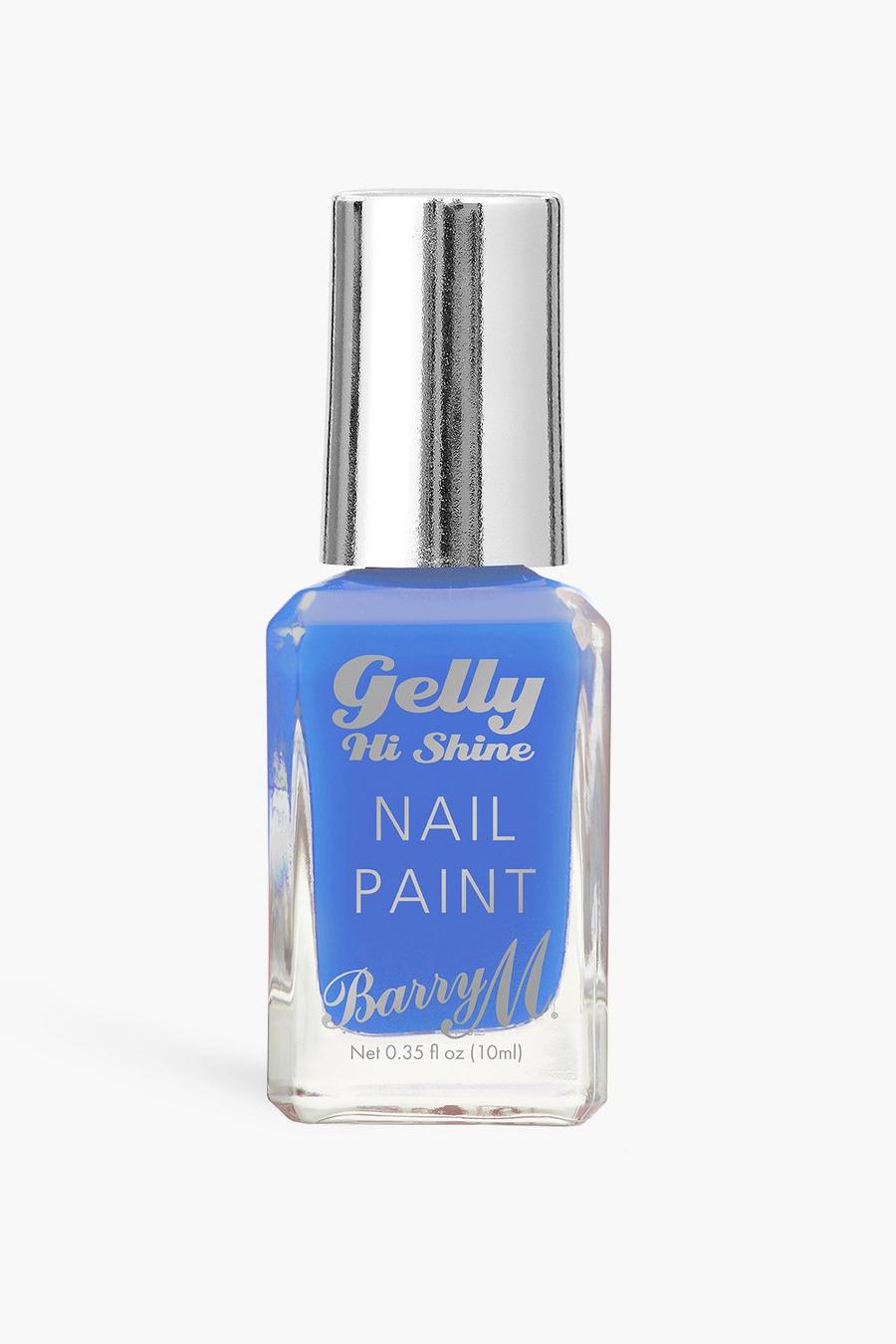 Barry M Gelly Nail Varnish - Blue Margarita image number 1