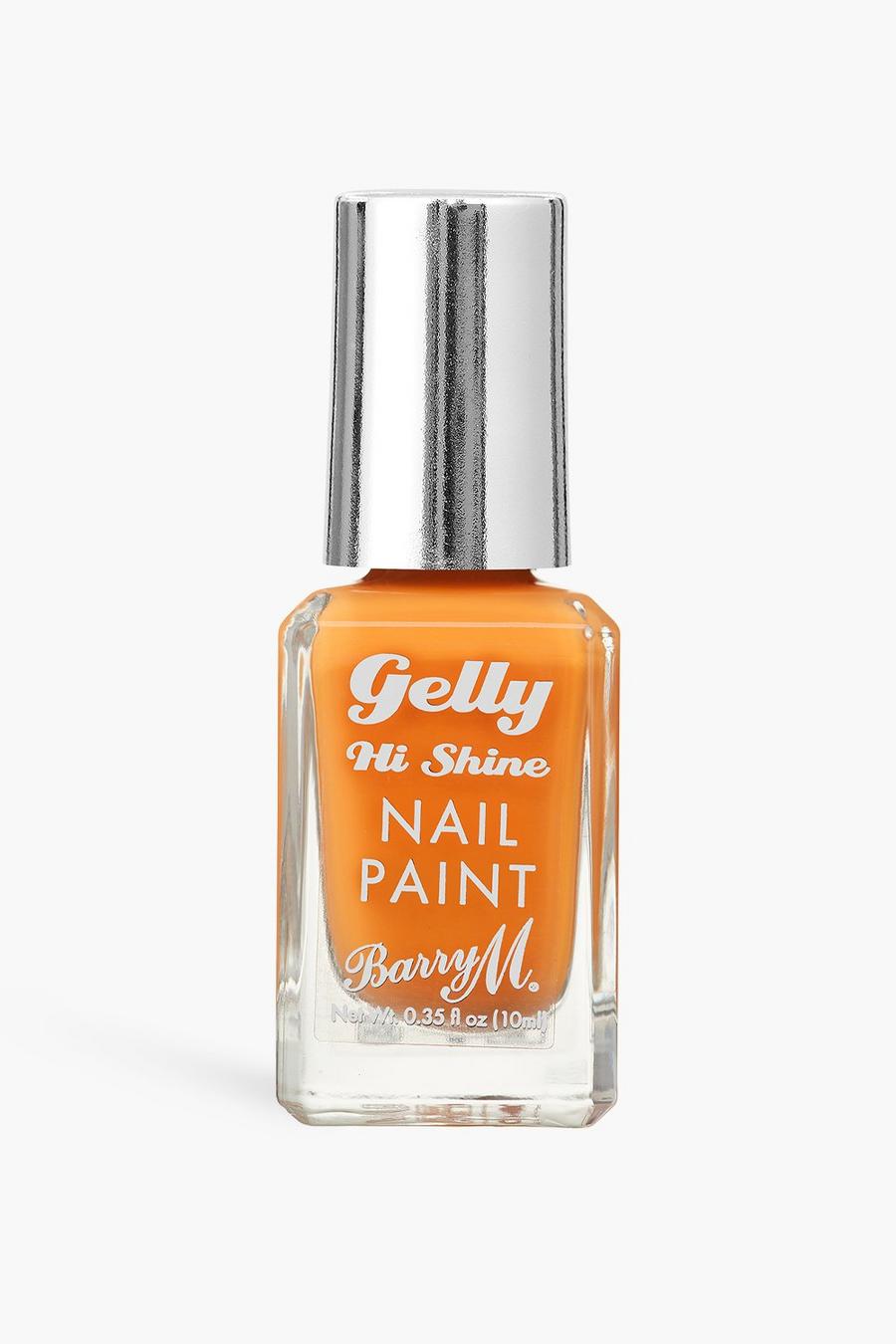 Orange Barry M Gelly Nail Varnish - Mandarin image number 1