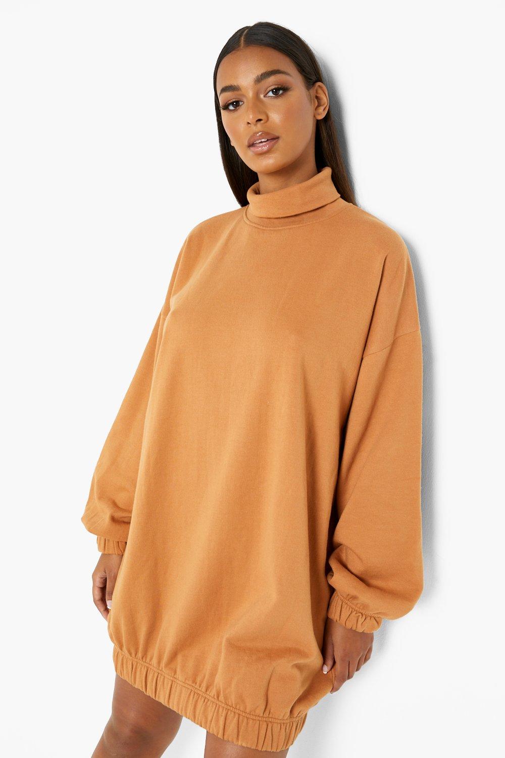 Tan store sweatshirt dress