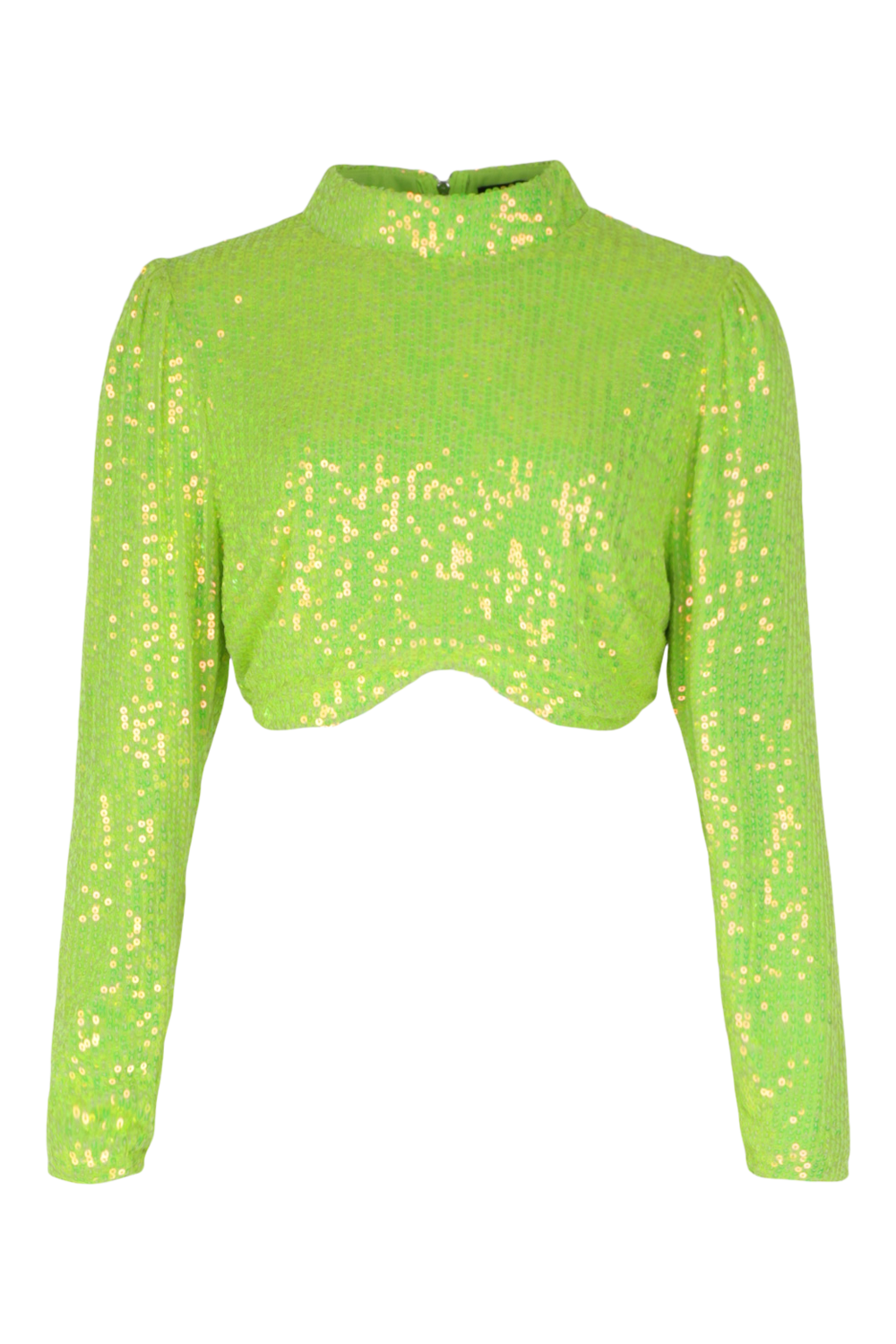 Neon green high neck on sale top