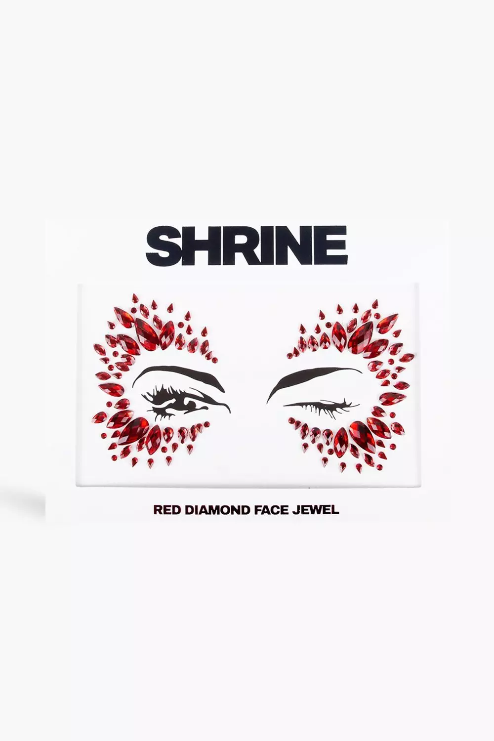 Red face jewels deals
