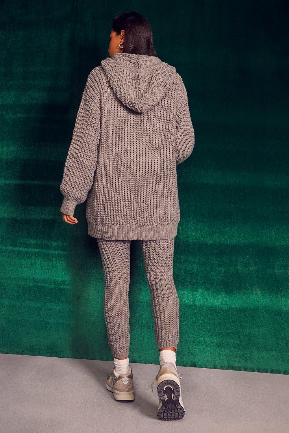 Chunky knit leggings store
