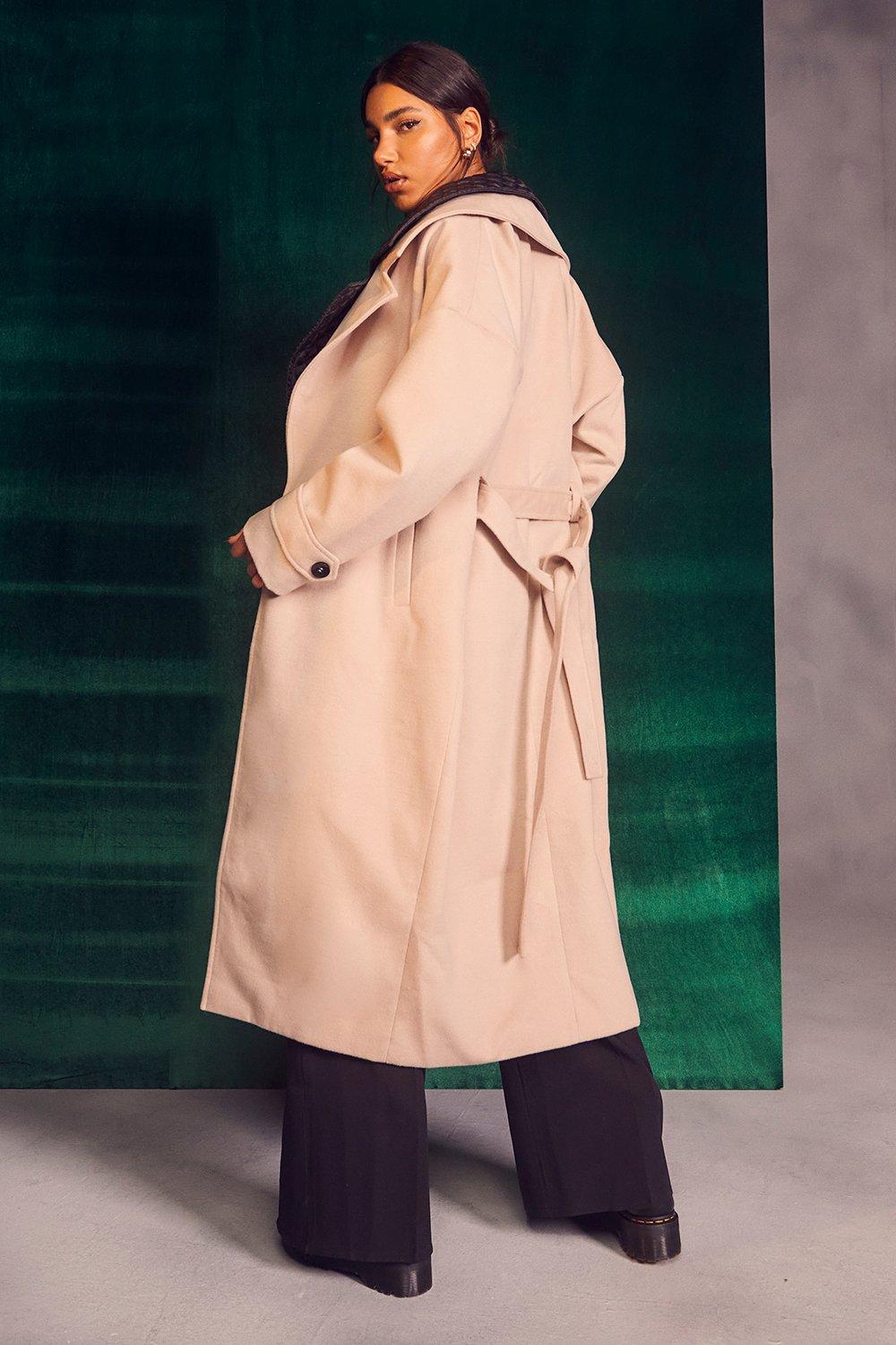 Sand Belted Trench Coat