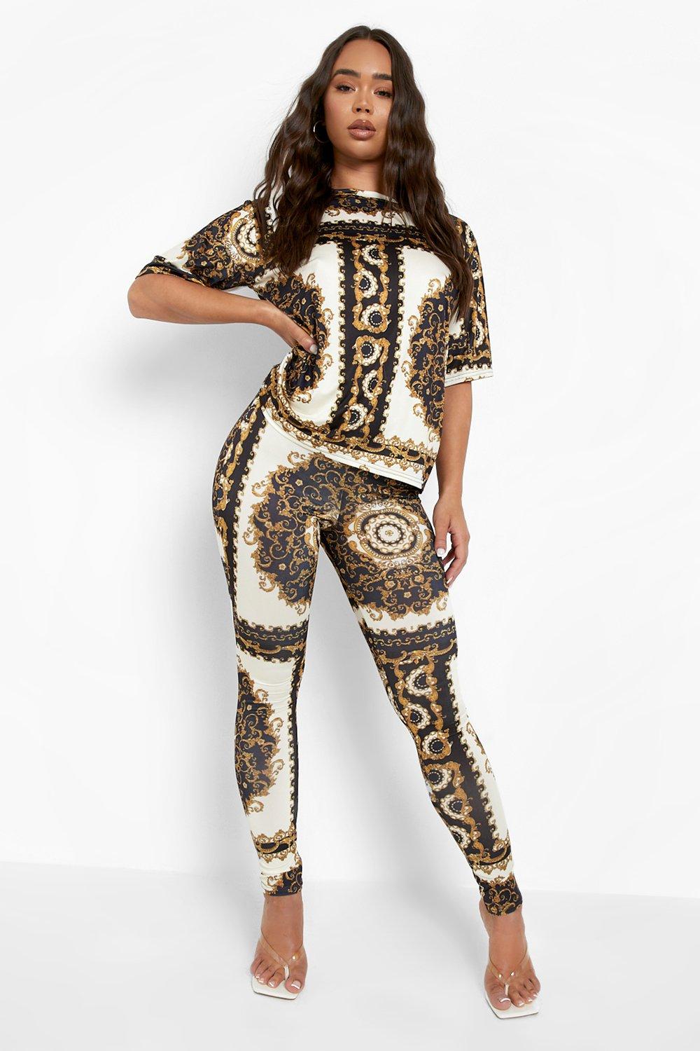 Shop Boohoo Leopard Print Leggings up to 80% Off