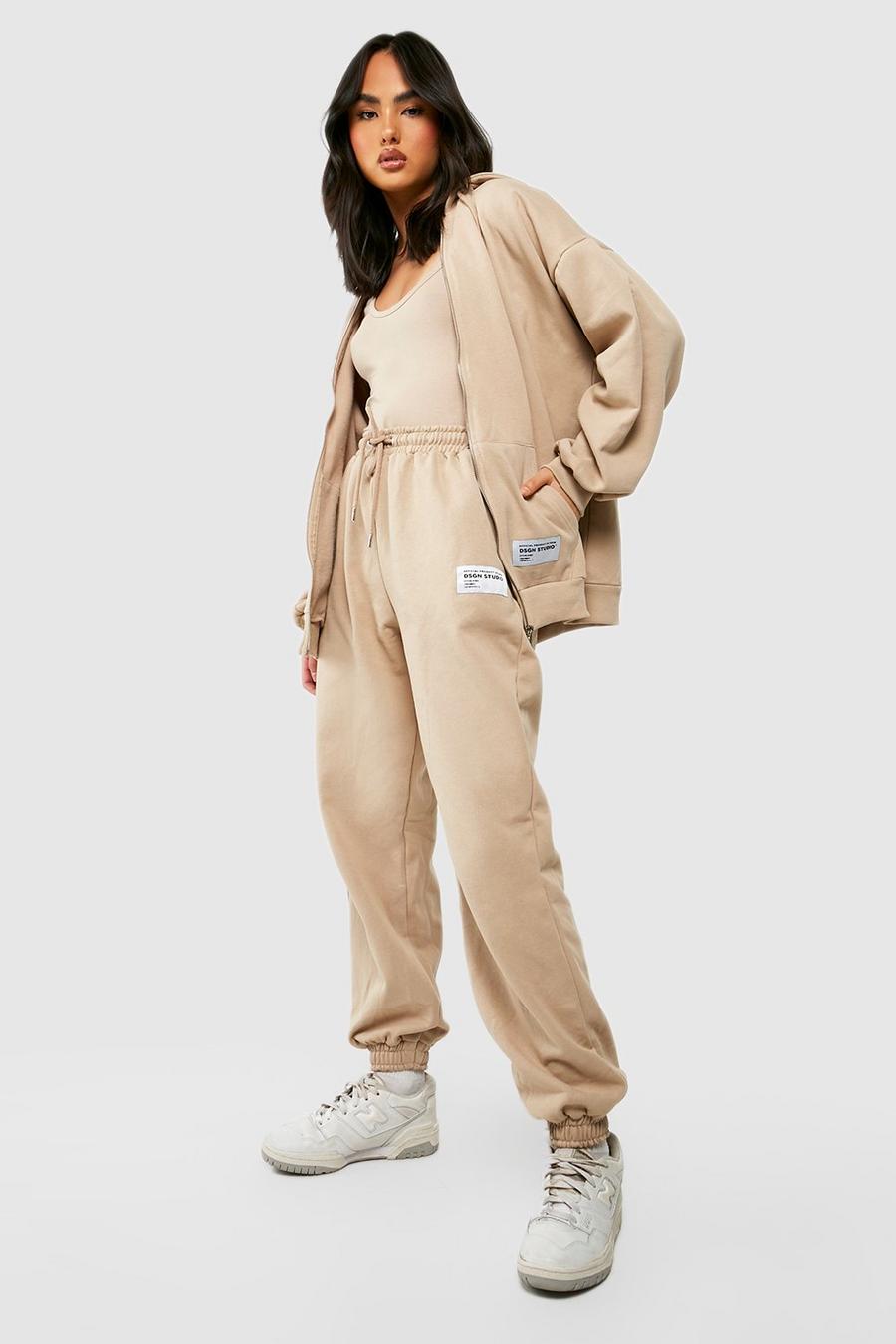 Stone Dsgn Studio 3 Piece Bodysuit Zip Through Tracksuit