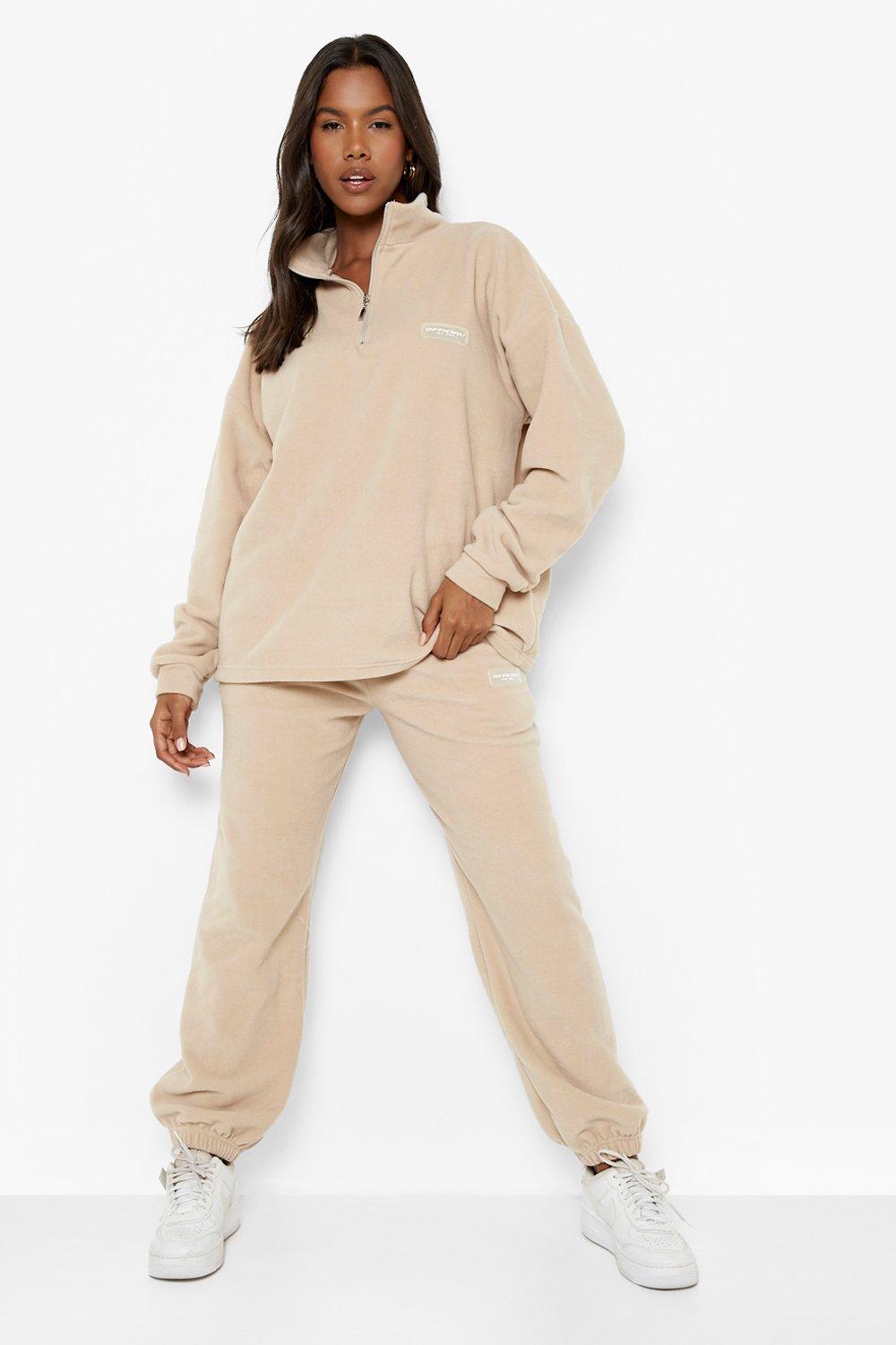 Polar fleece tracksuit deals