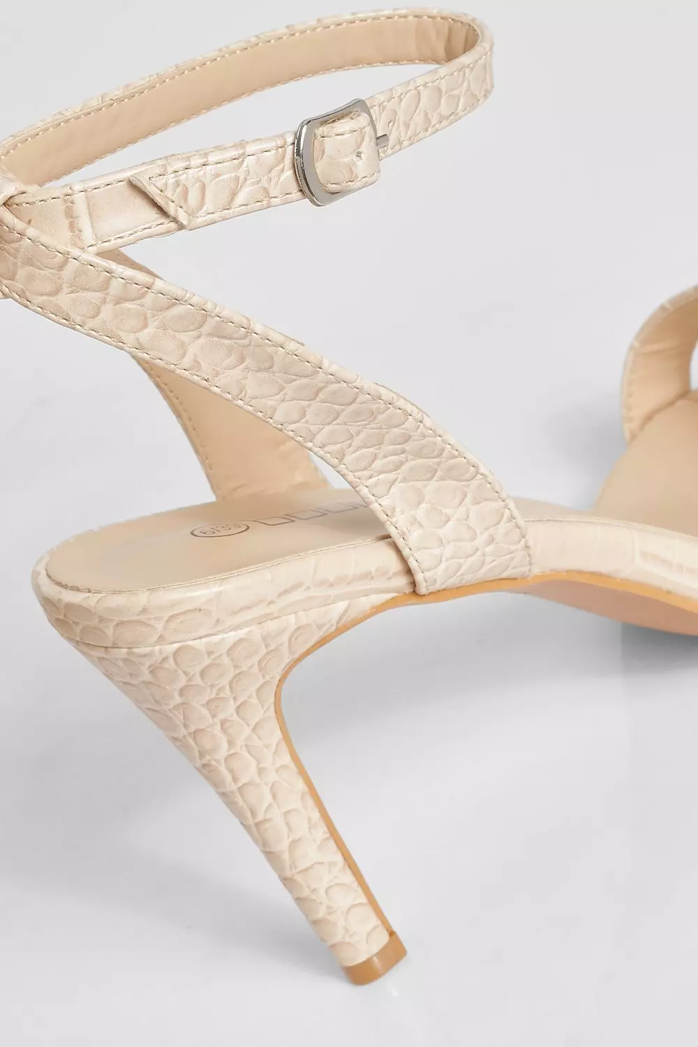 Nude 2025 croc heels