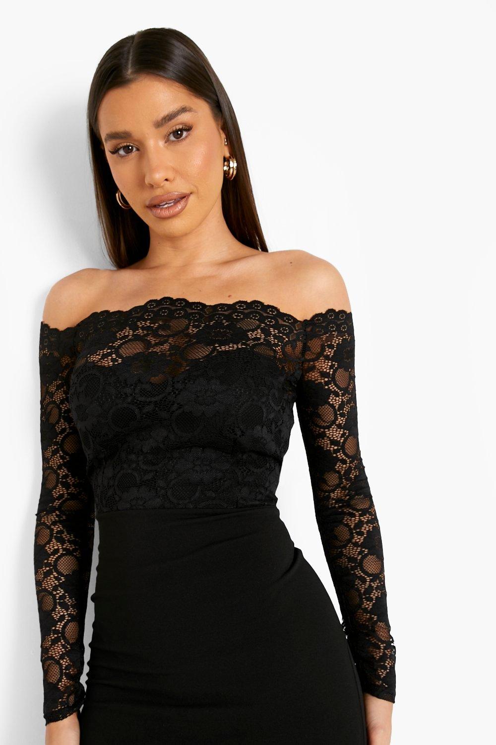 Bardot Frill Hem Midi Dress boohoo