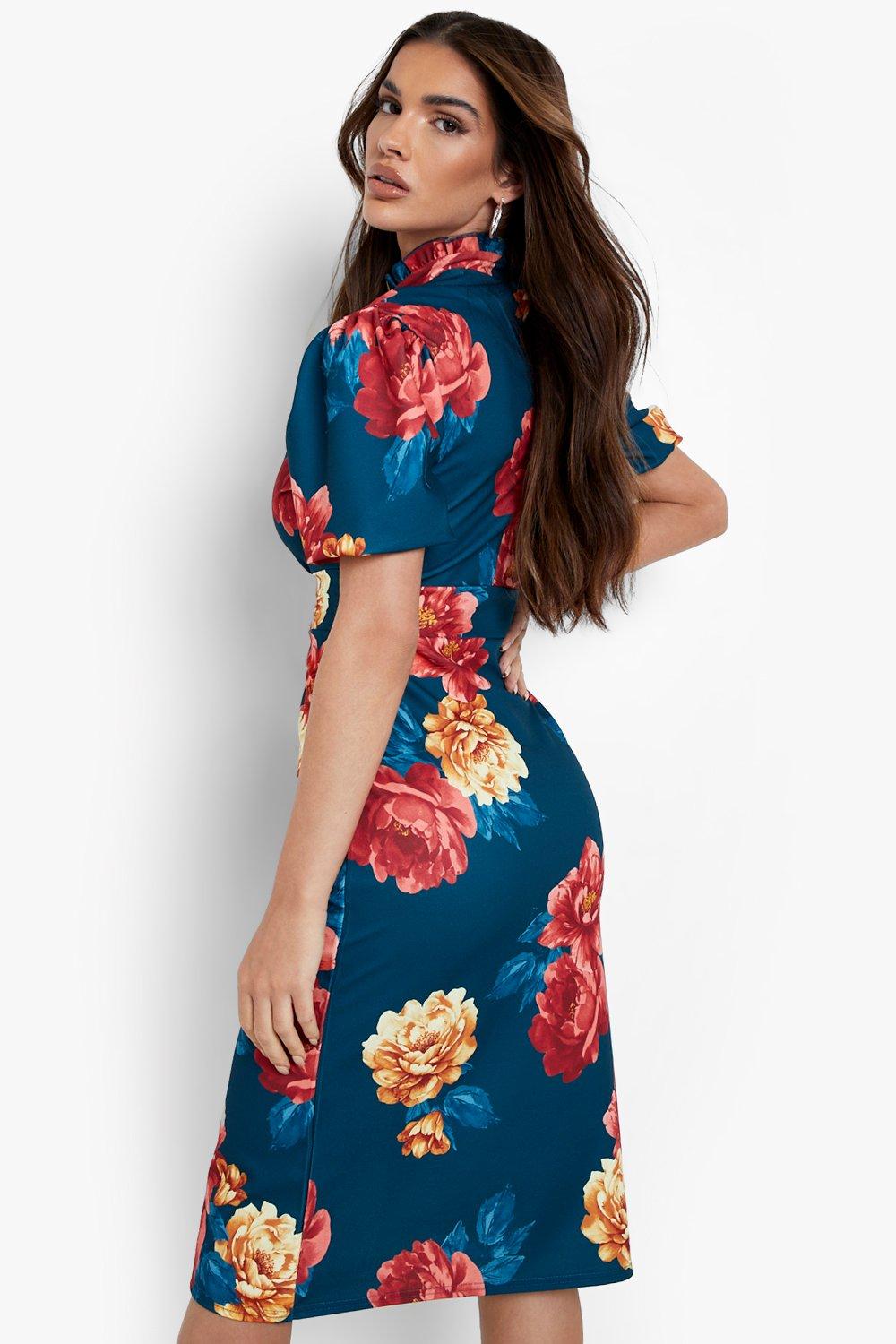 90's style floral dresses