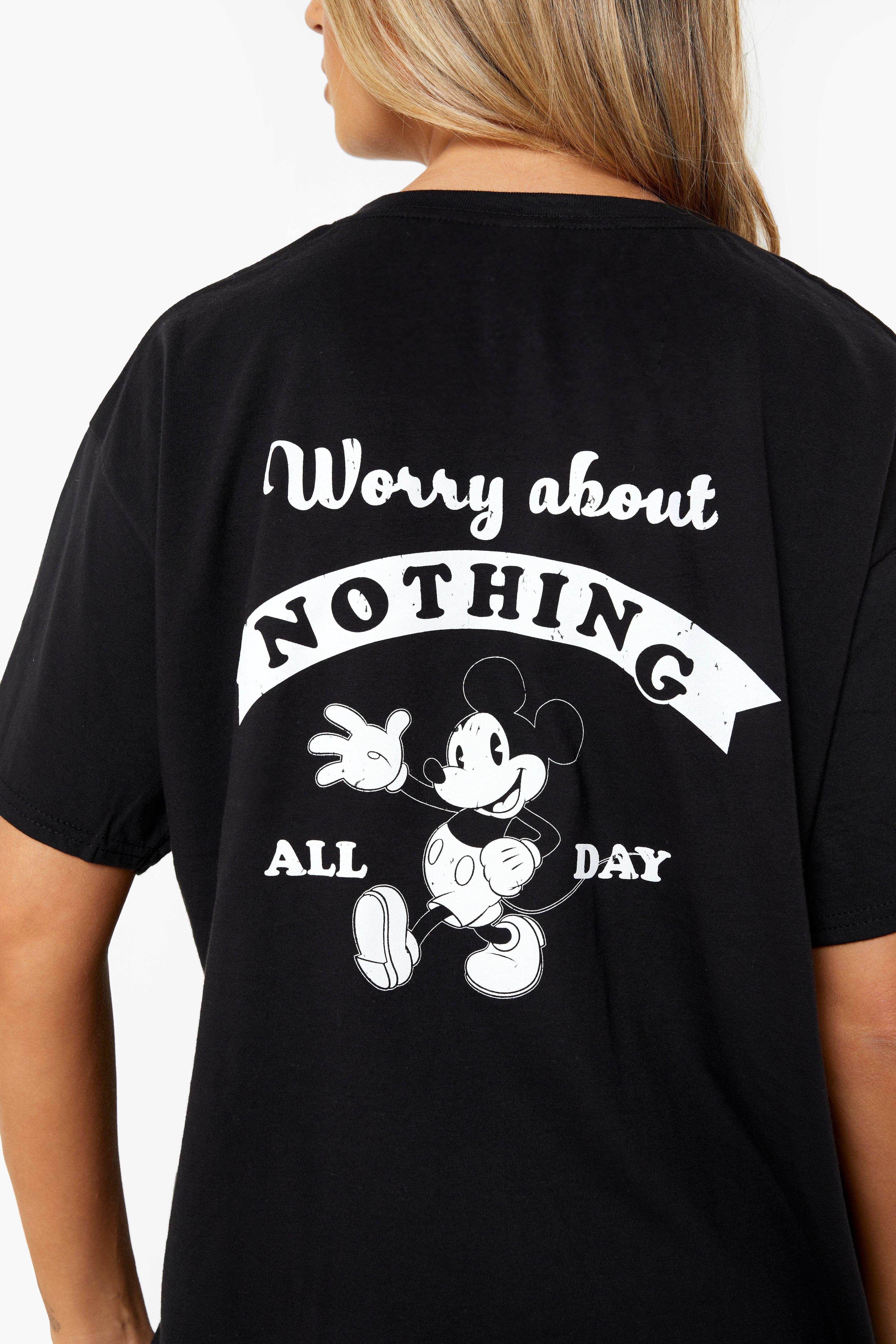 Mickey mouse clearance t shirt black