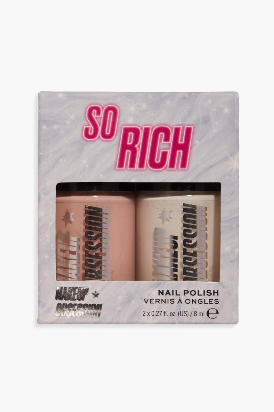 Multi MAKEUP OBSESSION SO RICH NAIL POLISH DUO image number 1
