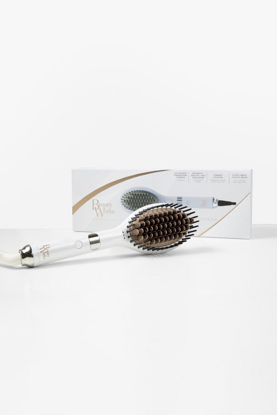 Beauty Works - Brosse à cheveux chauffante, White image number 1