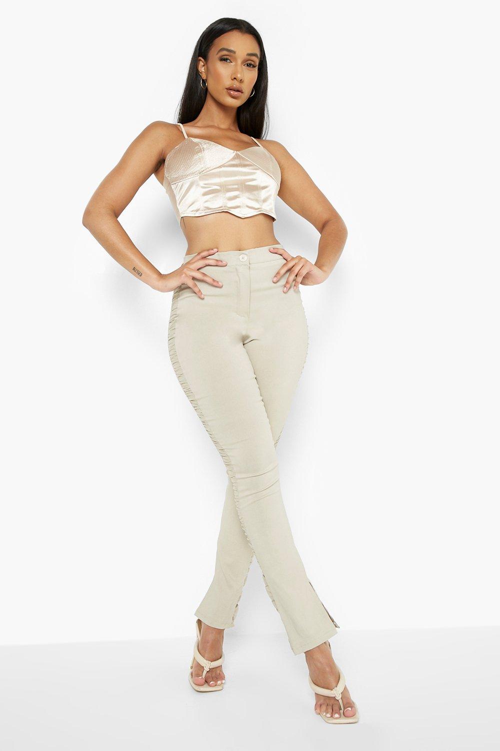 Side Split Hem Pant