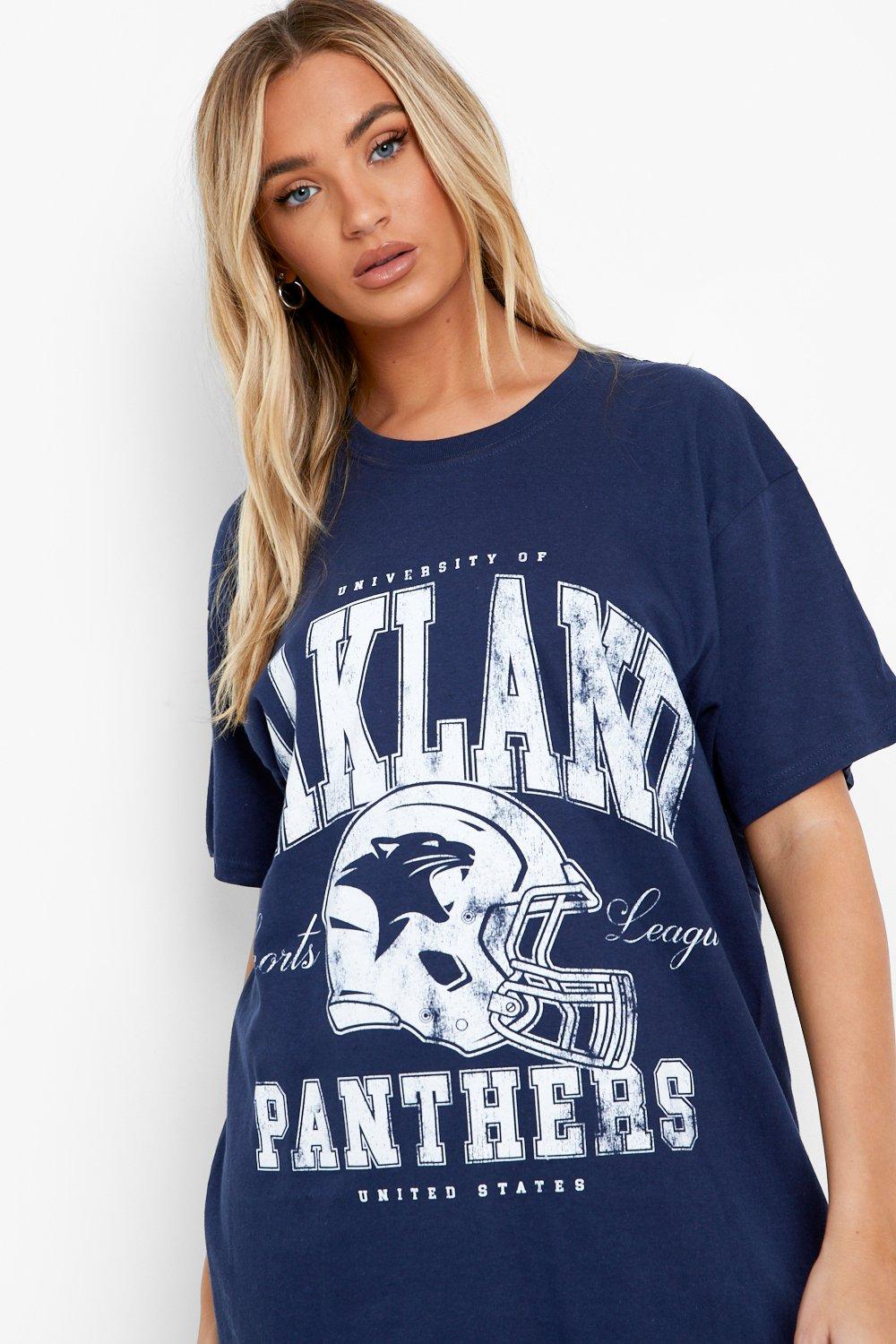 Oversized printed T-shirt - Dark blue/Los Angeles - Ladies