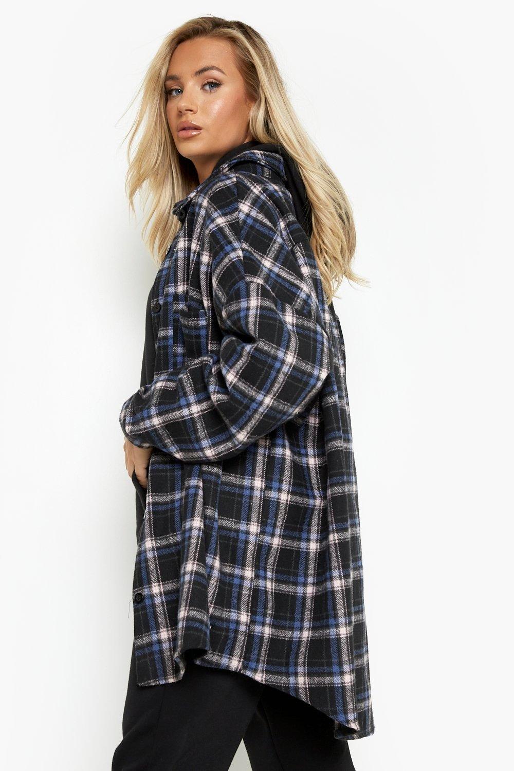 Brushed Oversized Flannel Shirt