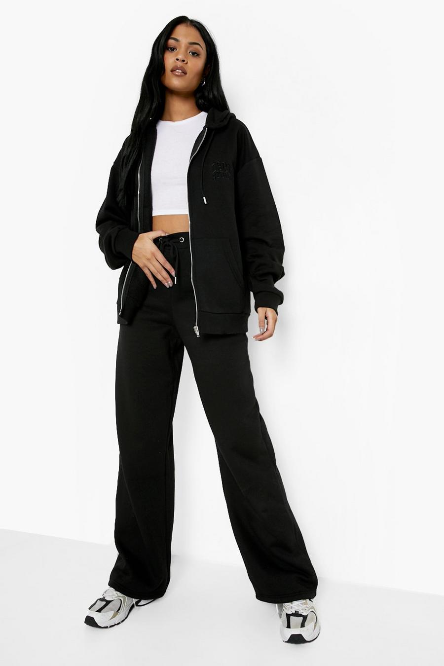 Women's Tall Embroidered Wide Leg Tracksuit