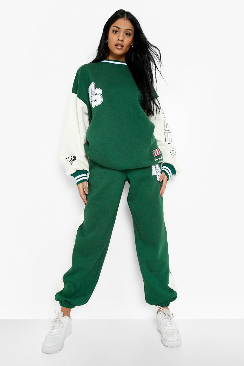 Tall Varsity Oversized Sweatshirt Tracksuit