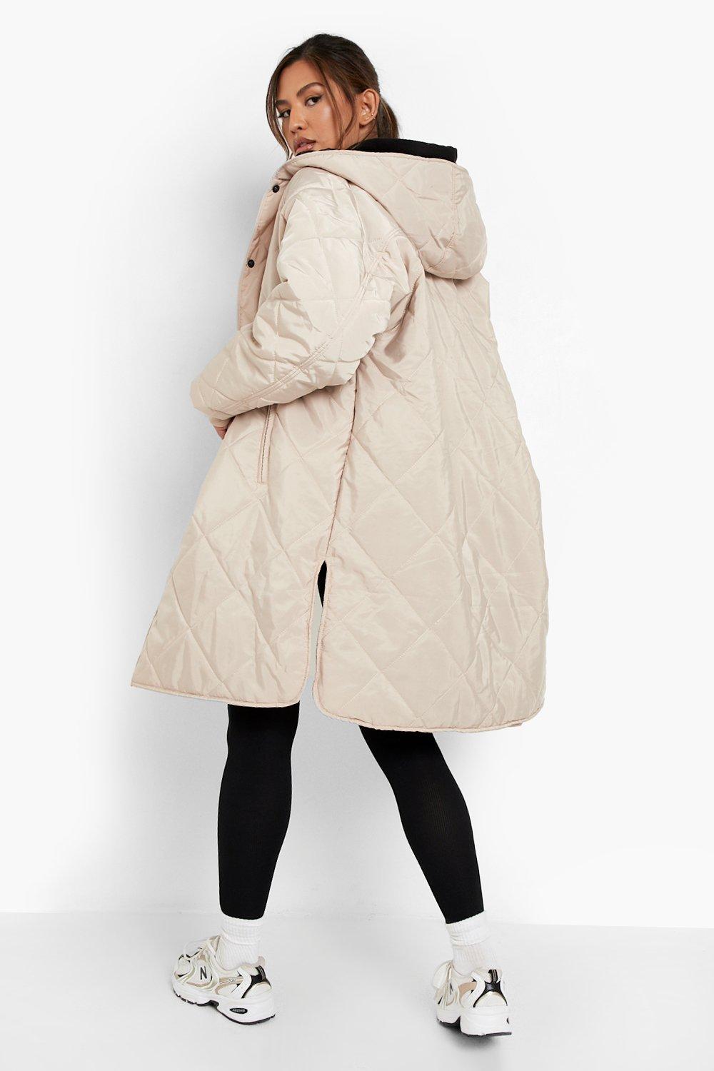 XULIKU Women's Lightweight Quilted Jacket Hooded Padding Long Bubble Coats  with 2 Big Pockets for Women at  Women's Coats Shop