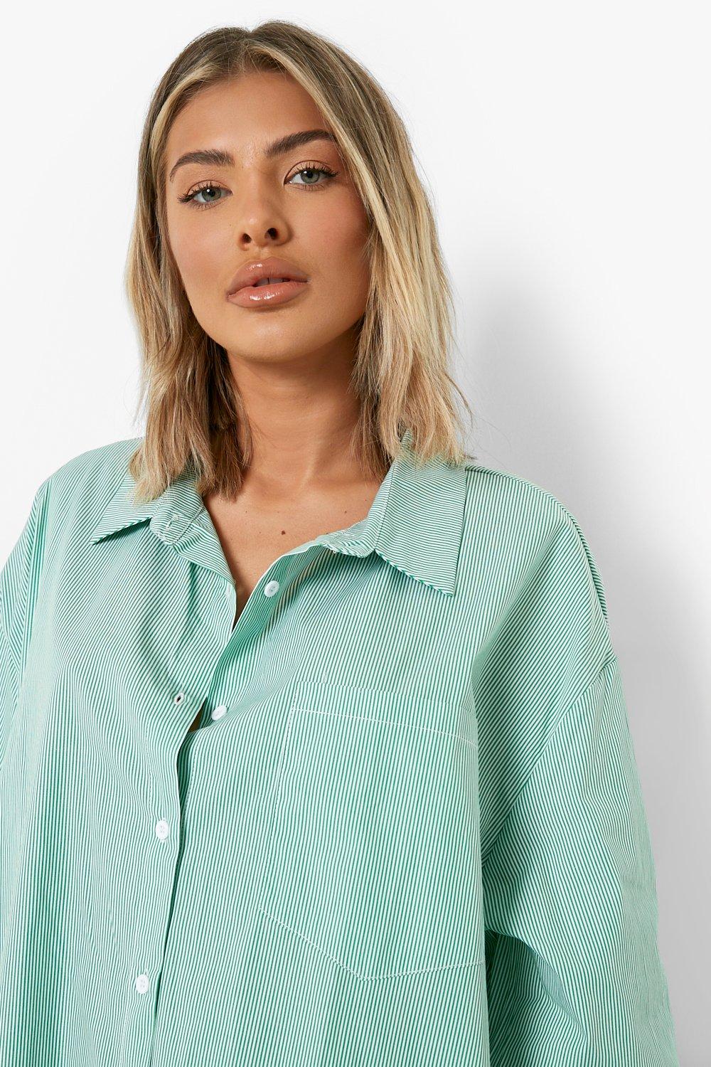 teal green dress shirt