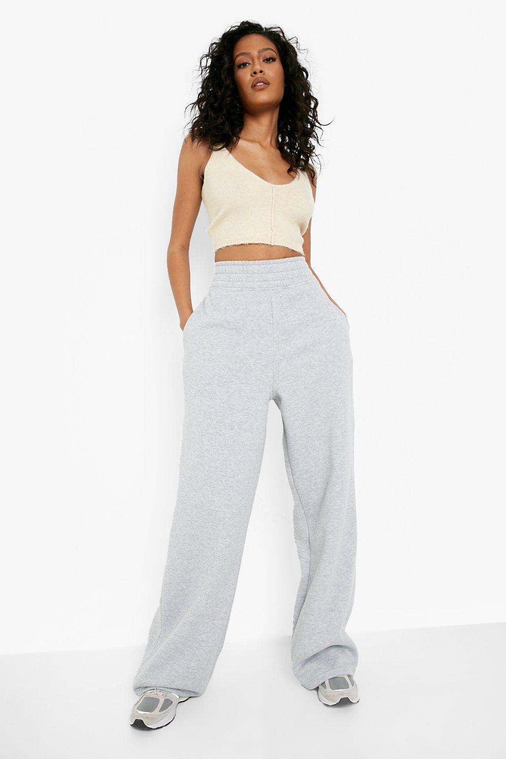 Ladies wide clearance leg joggers