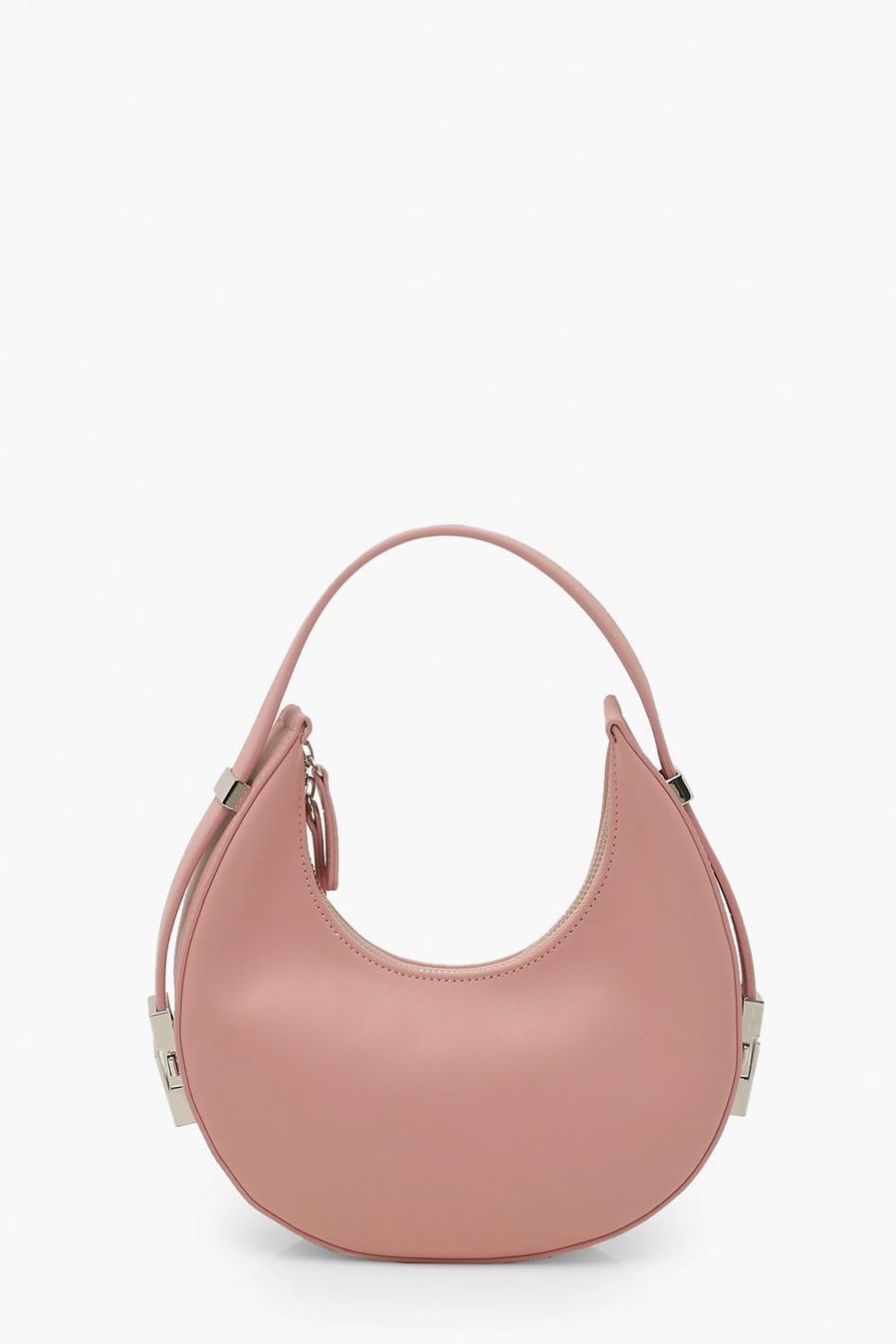Candy pink Curve Shoulder Bag