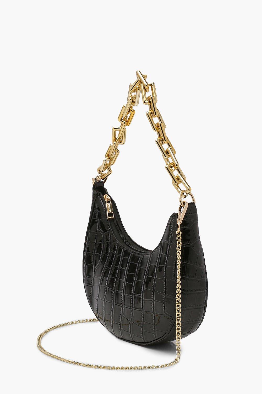 Chunky Chain Shoulder Bag boohoo IE