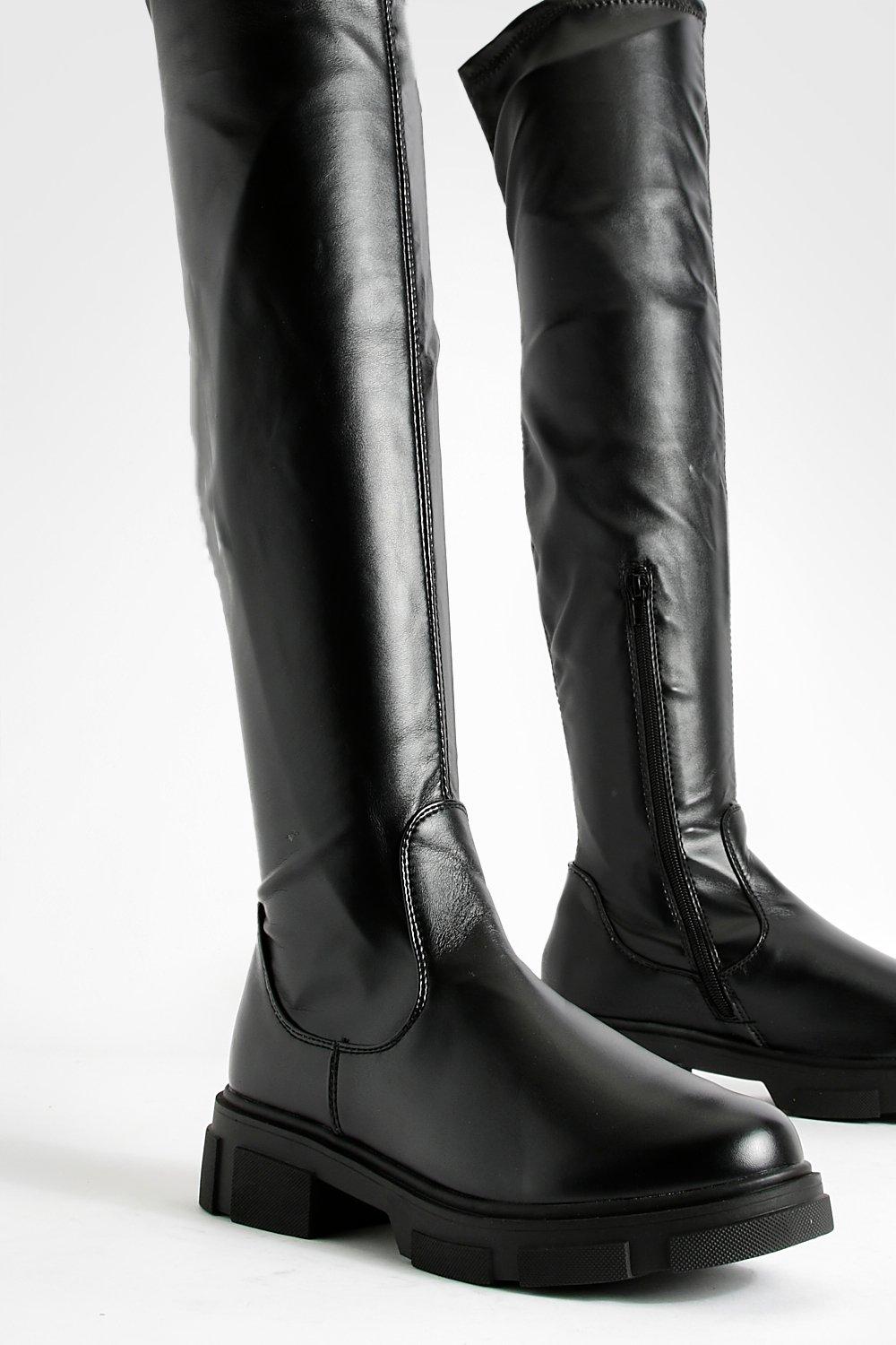 Black 2024 tight boots