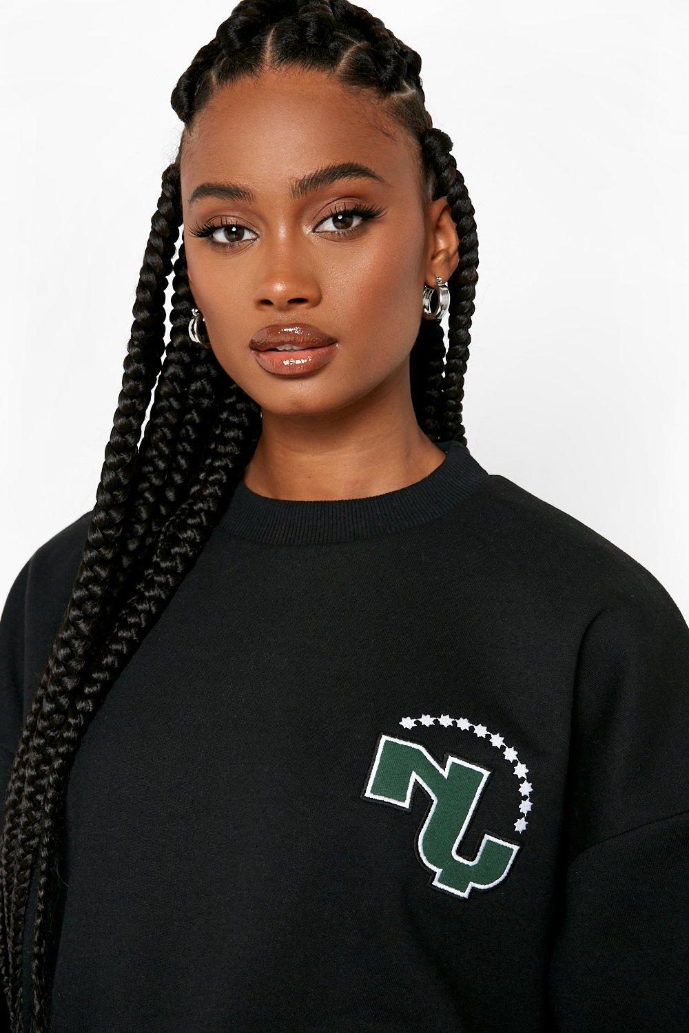 Patch sweater clearance